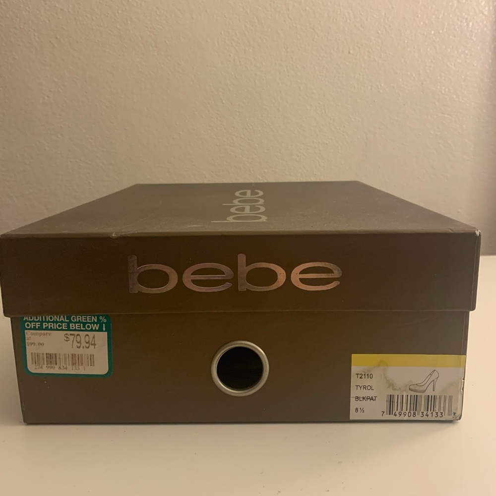 Bebe black heels